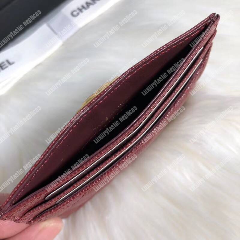 Ch*el boy card holder maroon