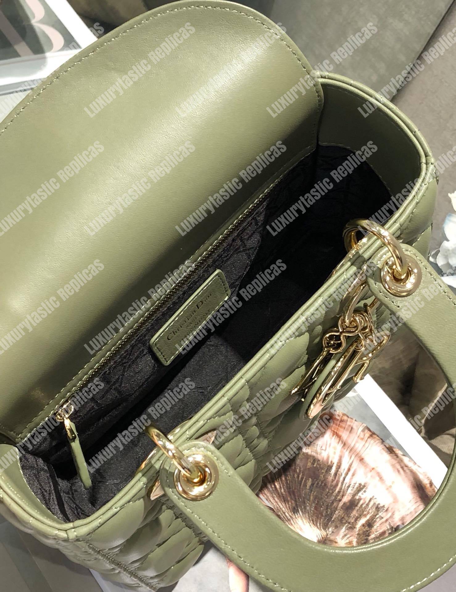 lady D*or medium bag green