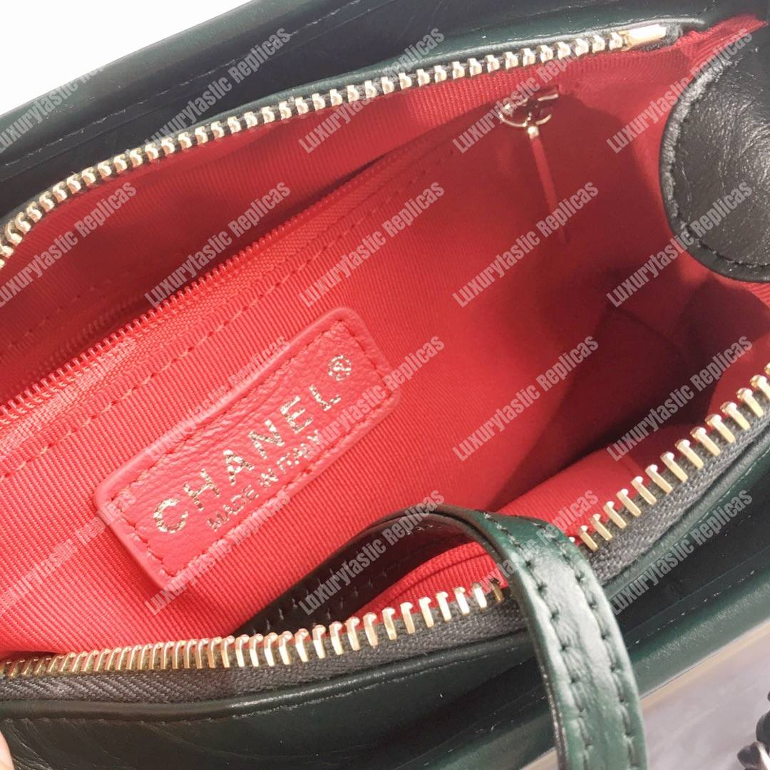 Ch*el’s gabrielle small hobo bag turquoise