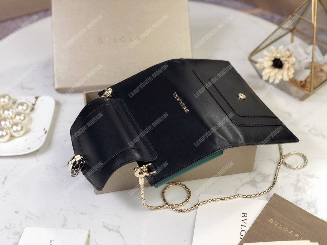 BVL Serpenti Forever Techno-Hybrid Wallet Black