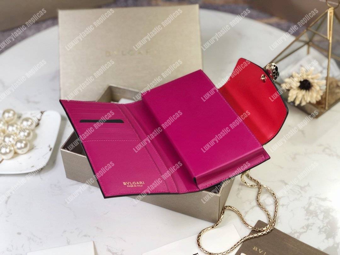 BVL Serpenti Forever Techno-Hybrid Wallet Sea Star Coral