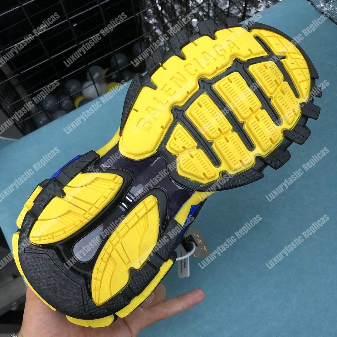 Ba*len*cia*ga track sneaker black/yellow/blue