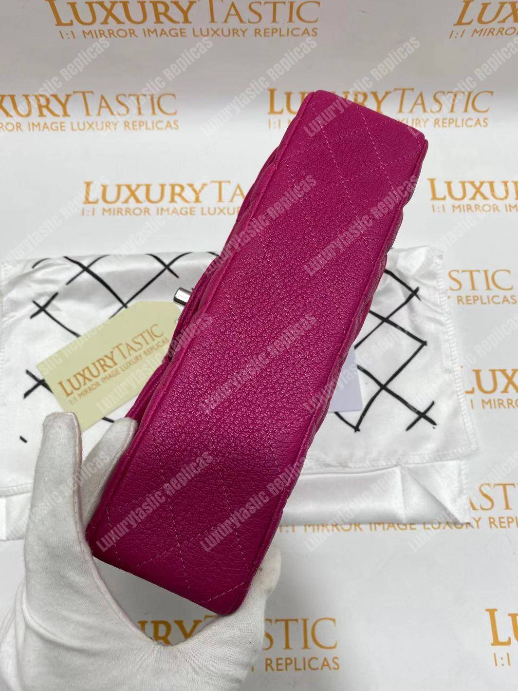 Ch*el medium classic handbag pink