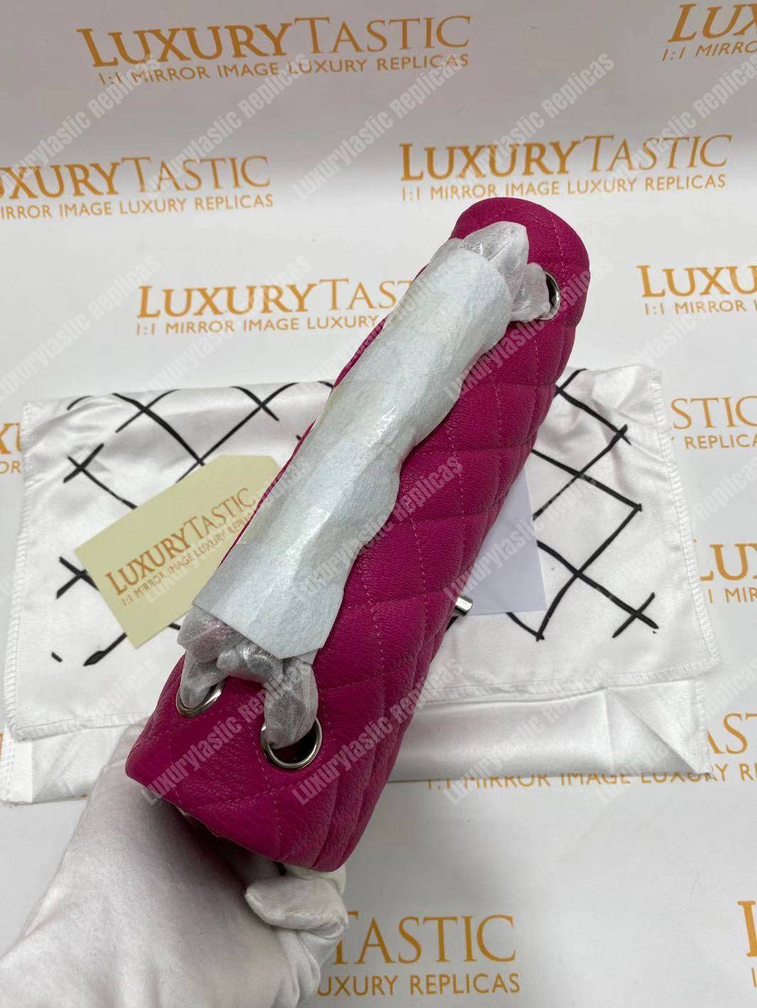 Ch*el medium classic handbag pink