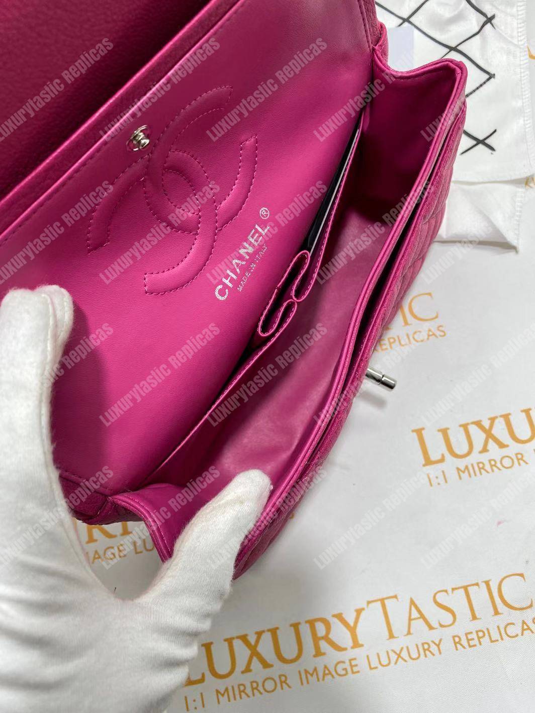 Ch*el medium classic handbag pink