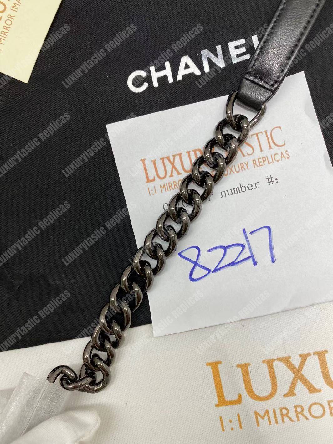 small boy Ch*el handbag black