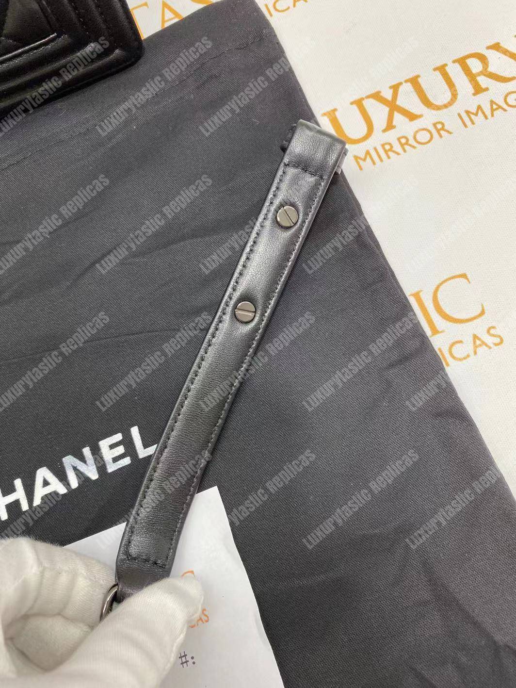 small boy Ch*el handbag black