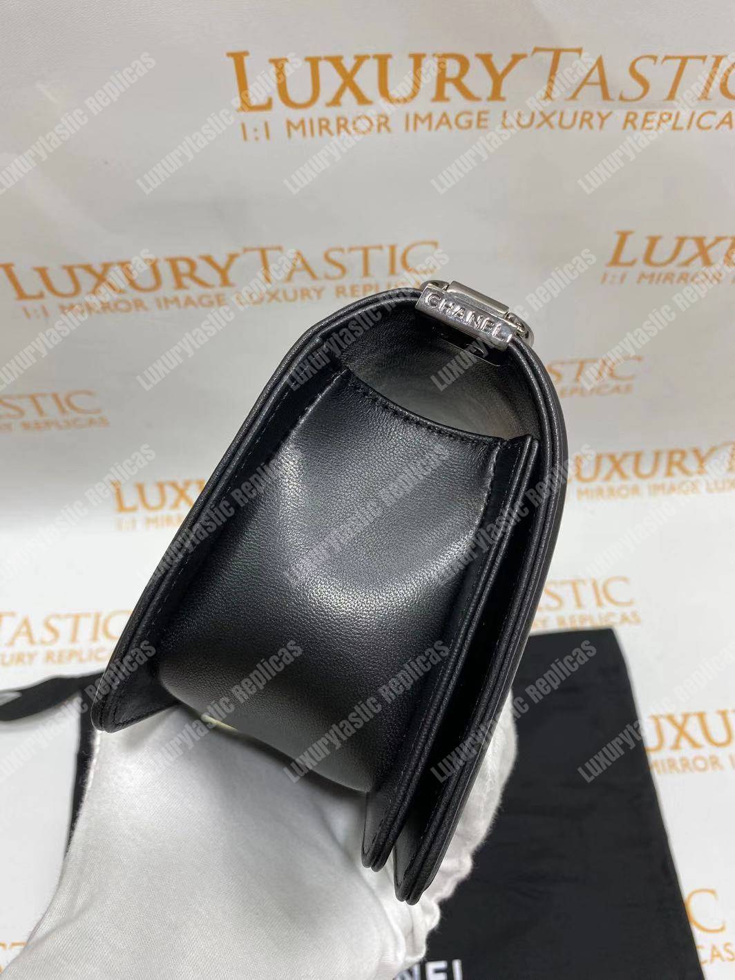 small boy Ch*el handbag black