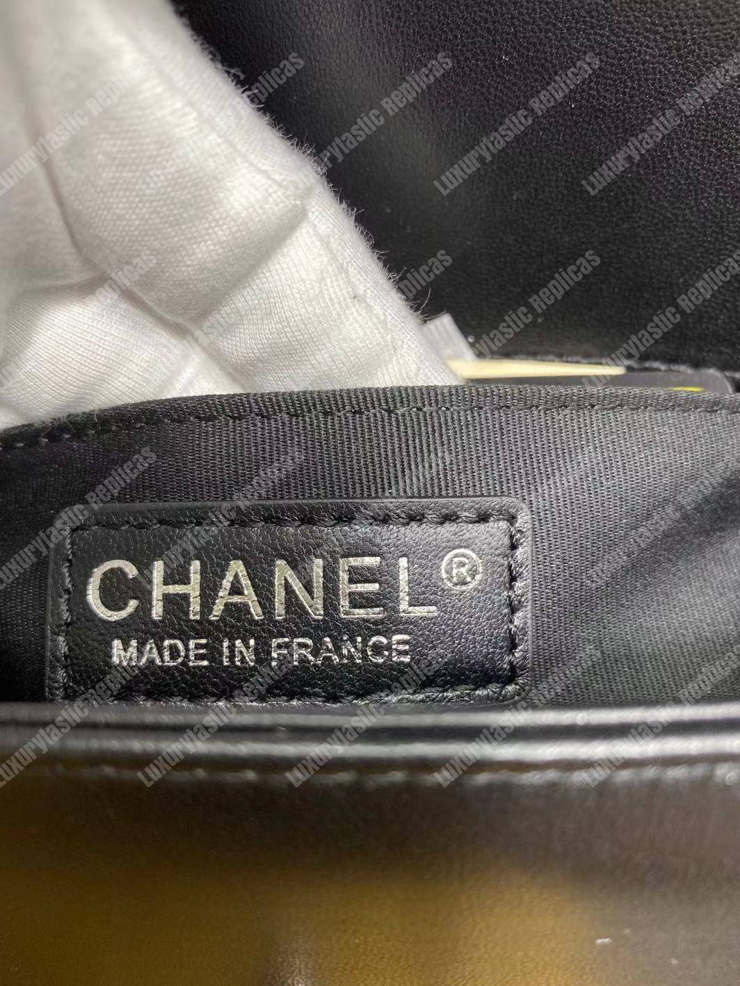 small boy Ch*el handbag black