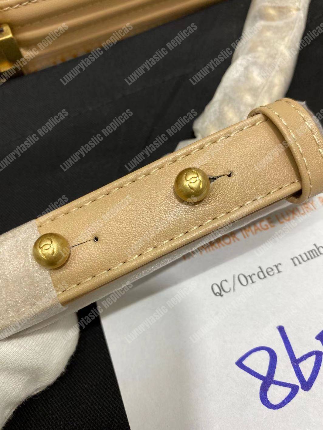 Ch*el medium boy flap bag