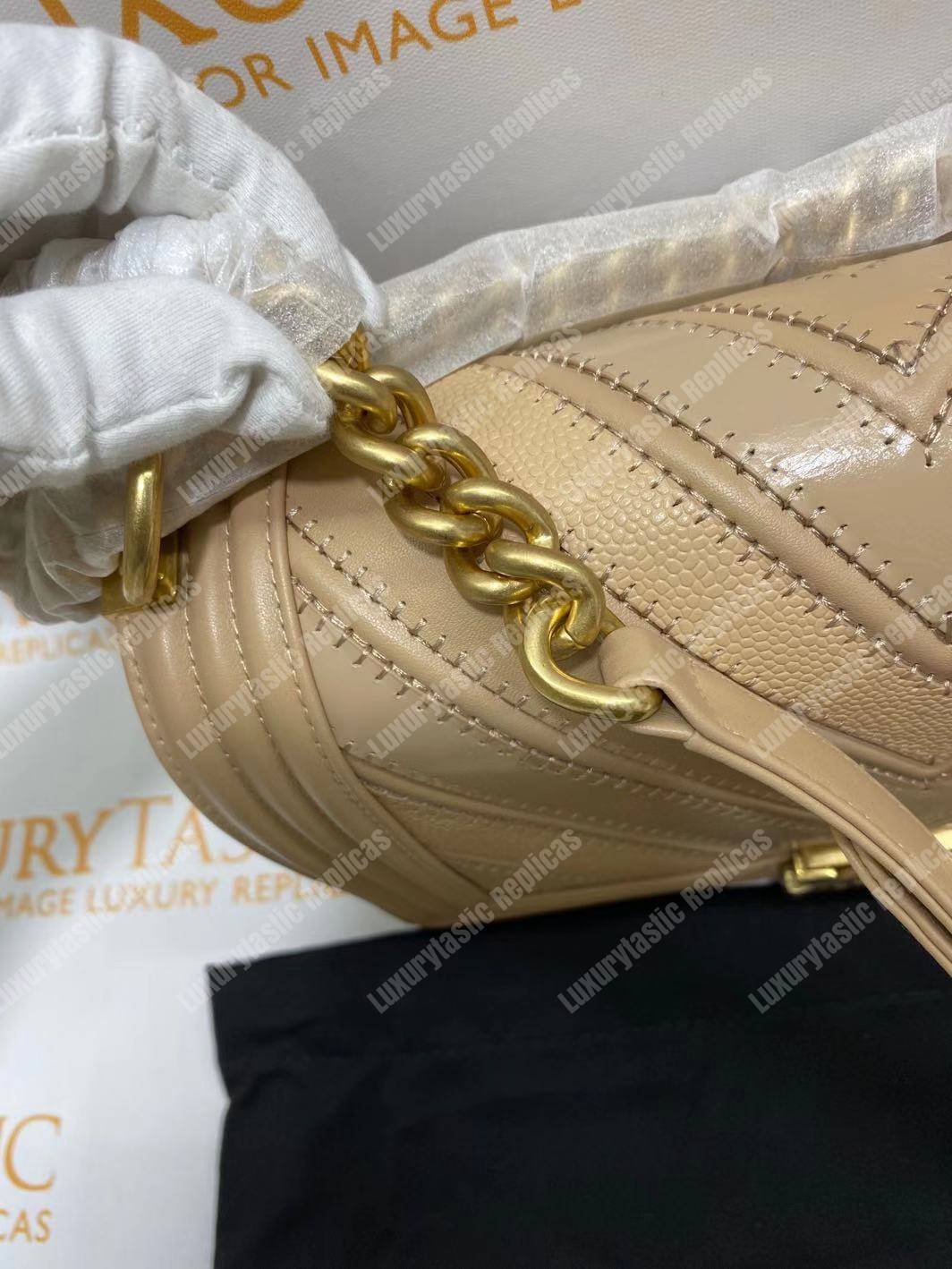 Ch*el medium boy flap bag