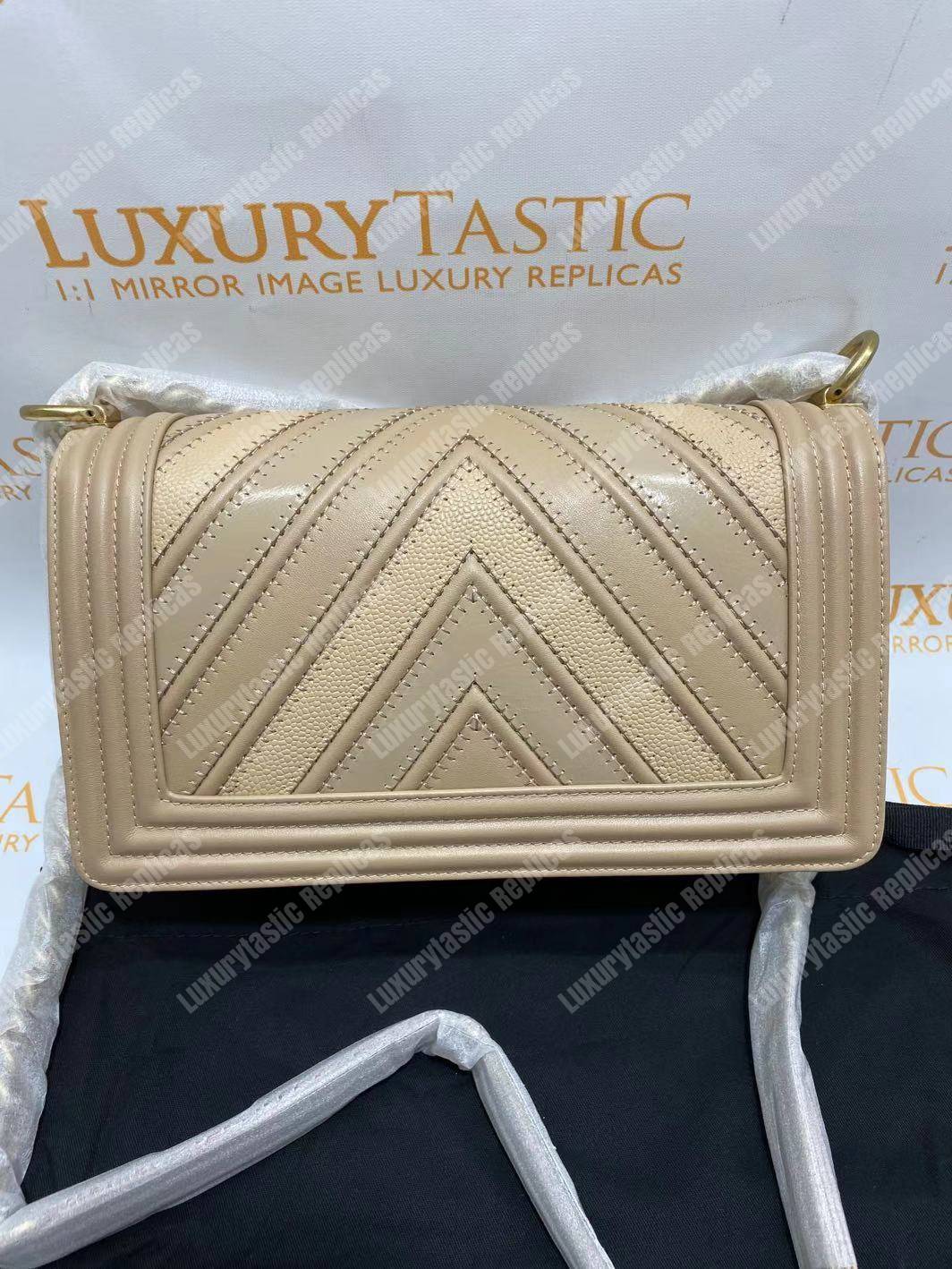 Ch*el medium boy flap bag