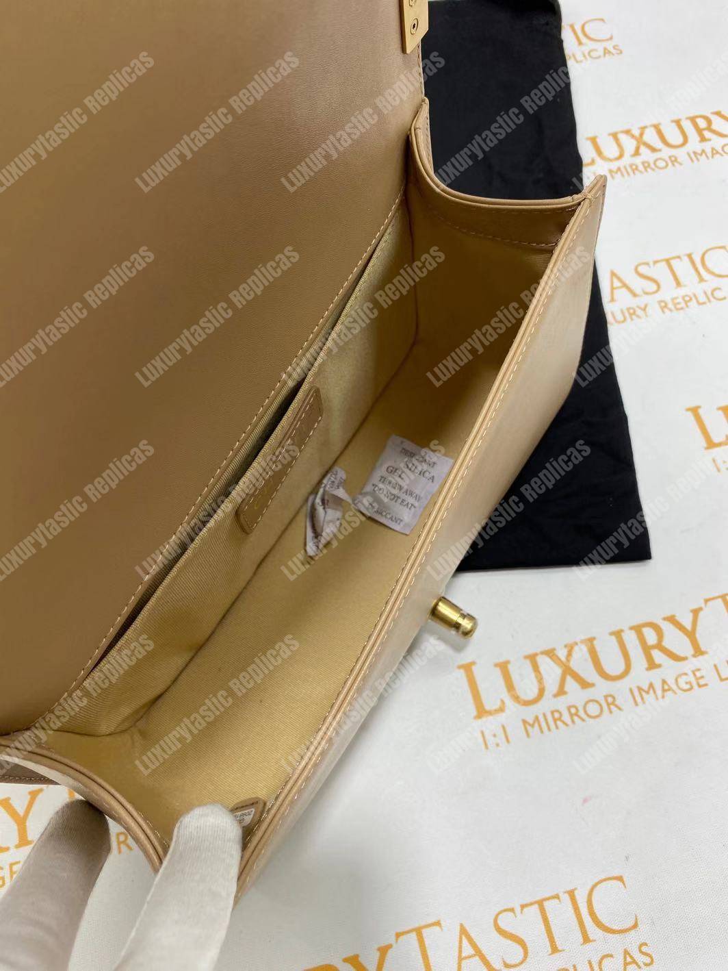 Ch*el medium boy flap bag