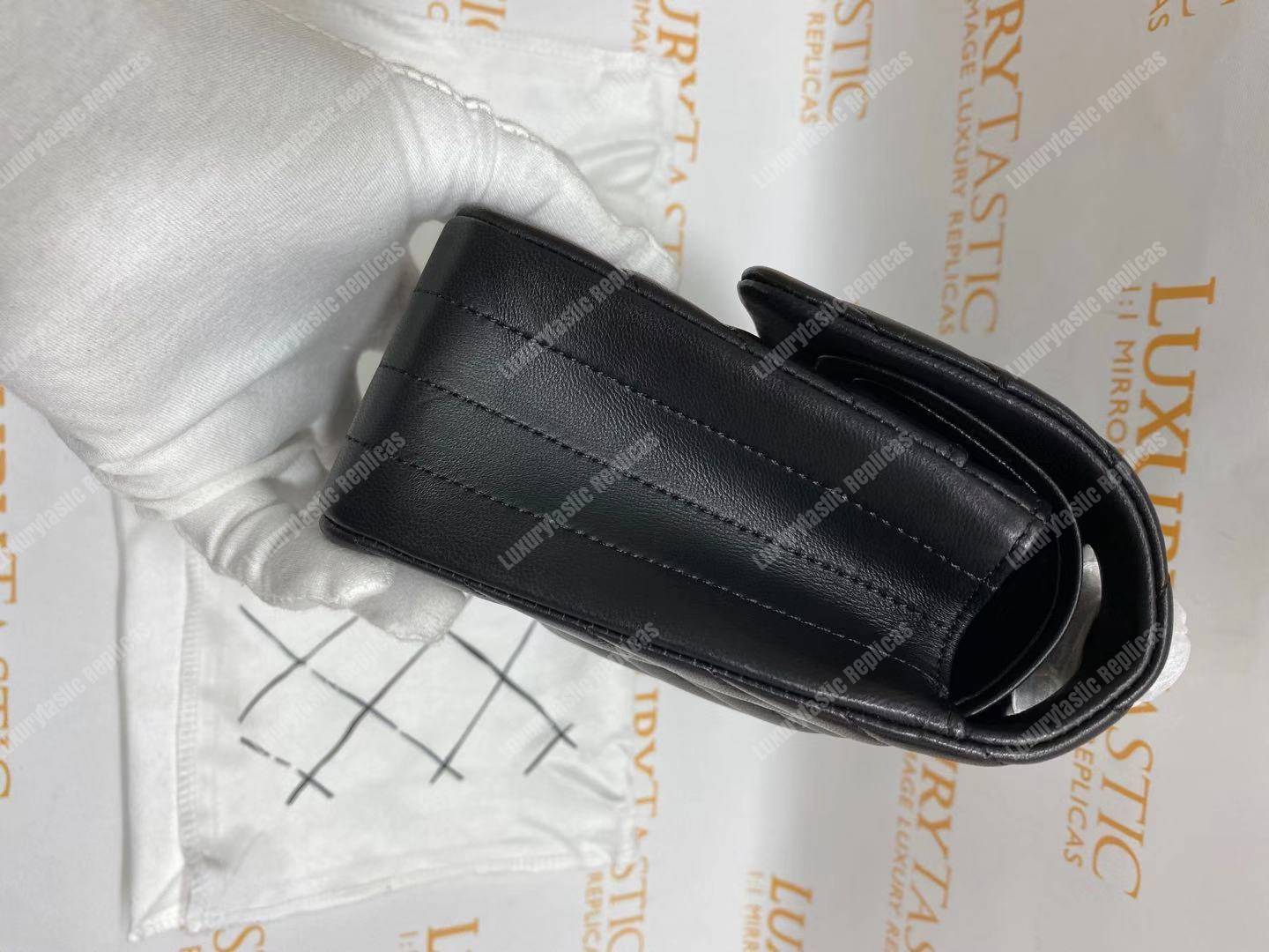 Ch*el classic medium handbag black