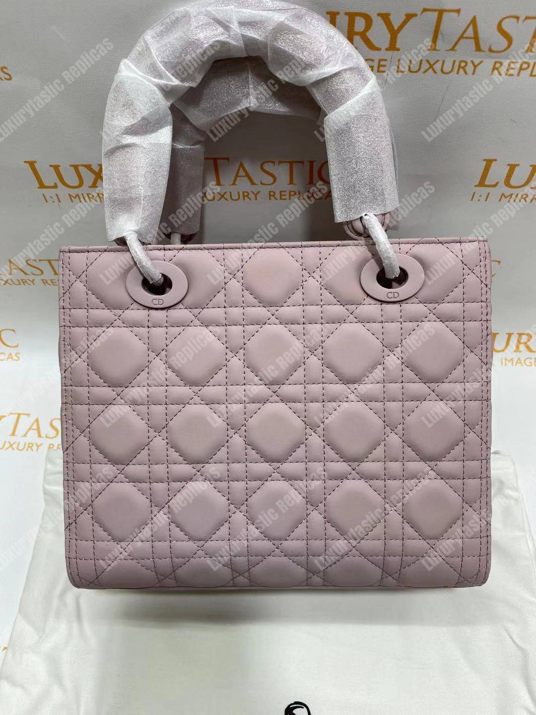 lady D*or ultra-matte medium bag pink