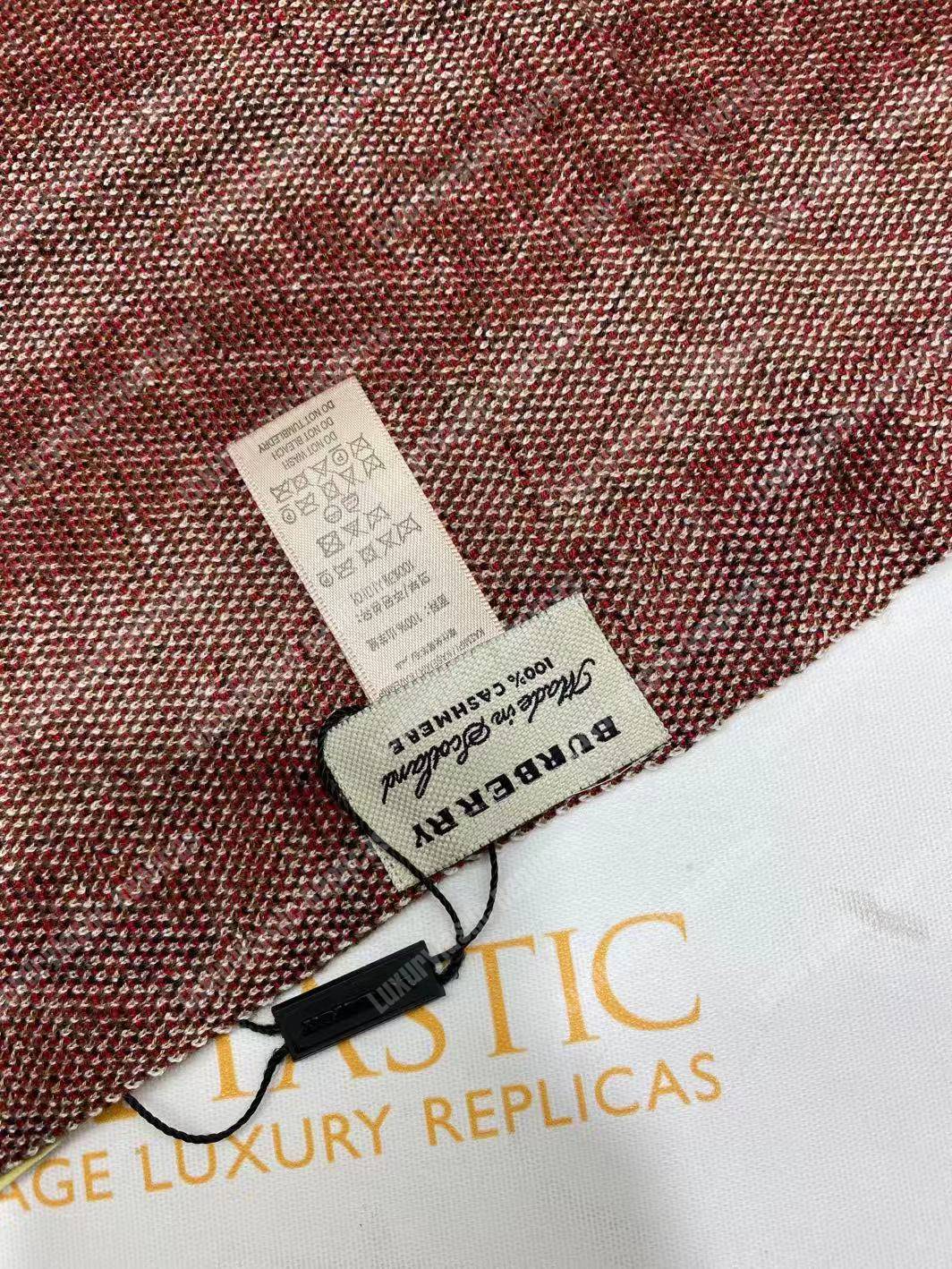 B**rry monogram stripe cashmere scarf