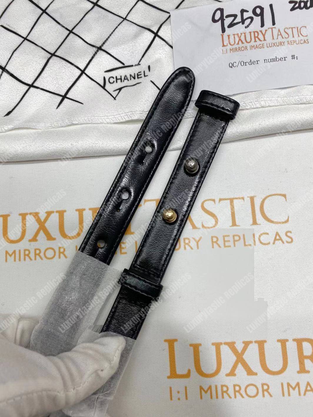 Ch*el’s gabrielle small hobo bag black