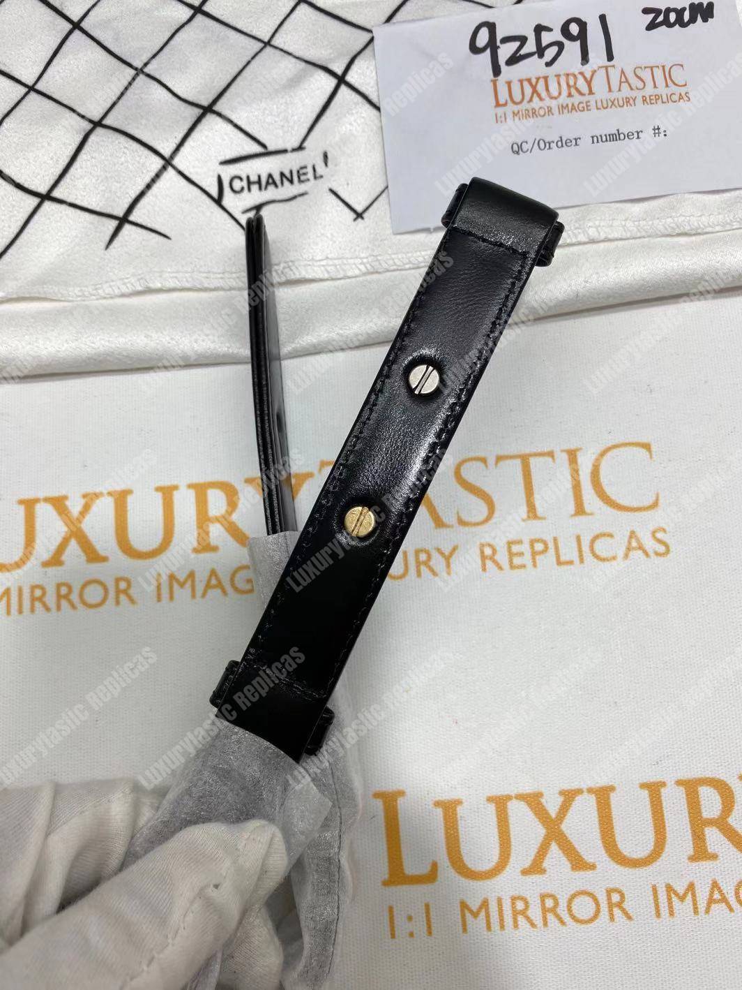 Ch*el’s gabrielle small hobo bag black