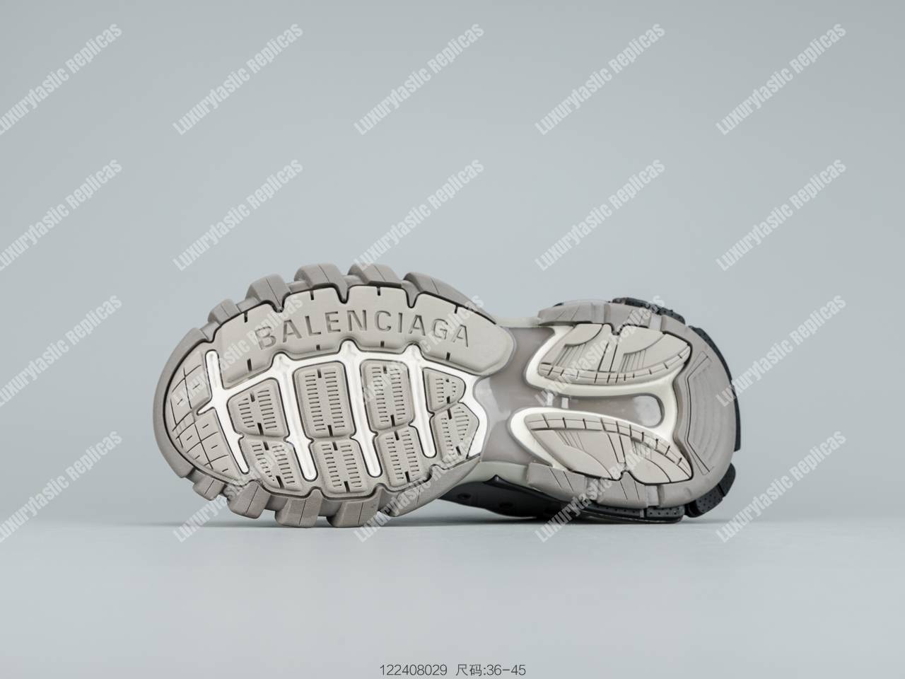 Ba*len*cia*ga track sneaker grey / white