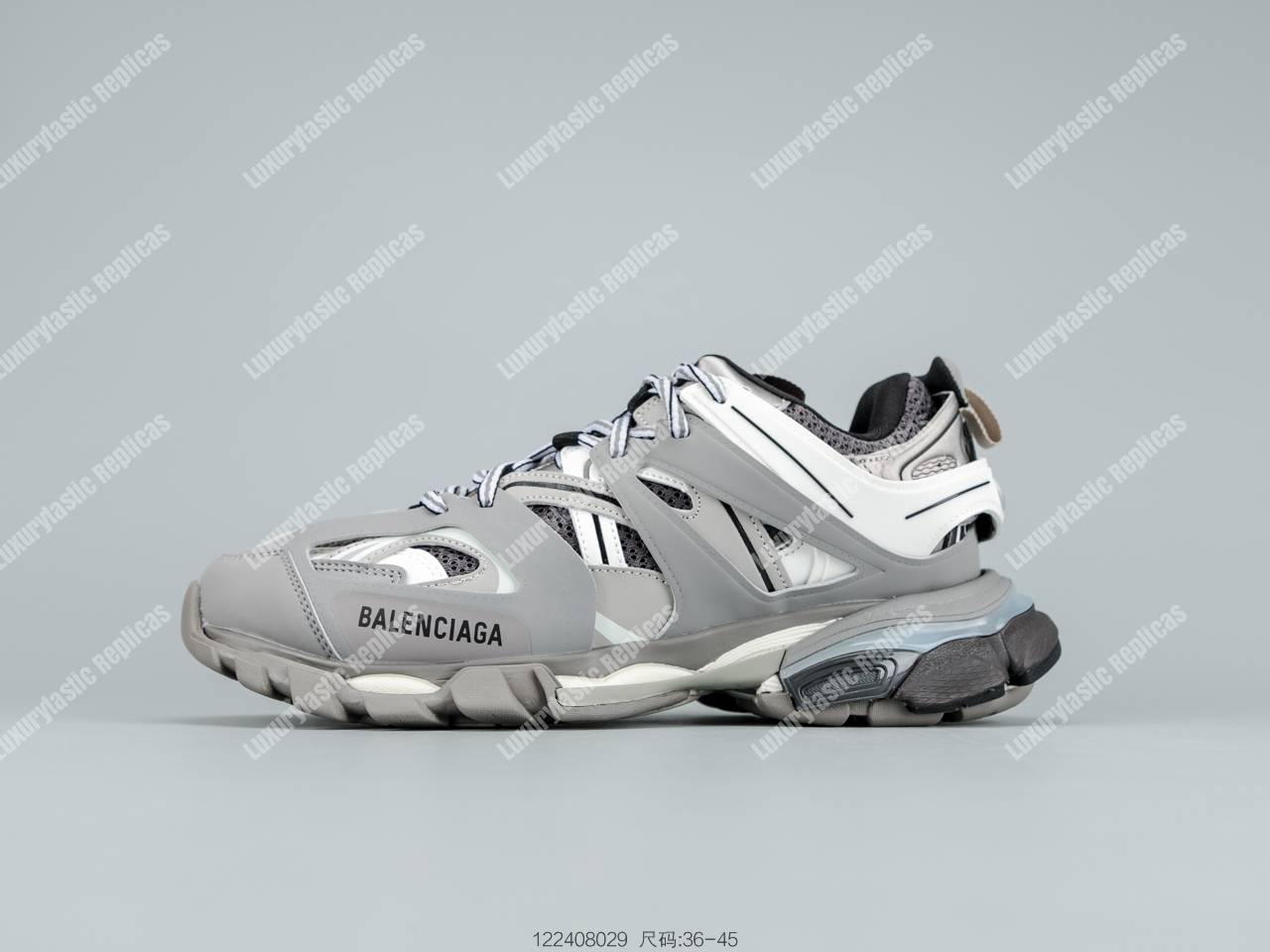 Ba*len*cia*ga track sneaker grey / white
