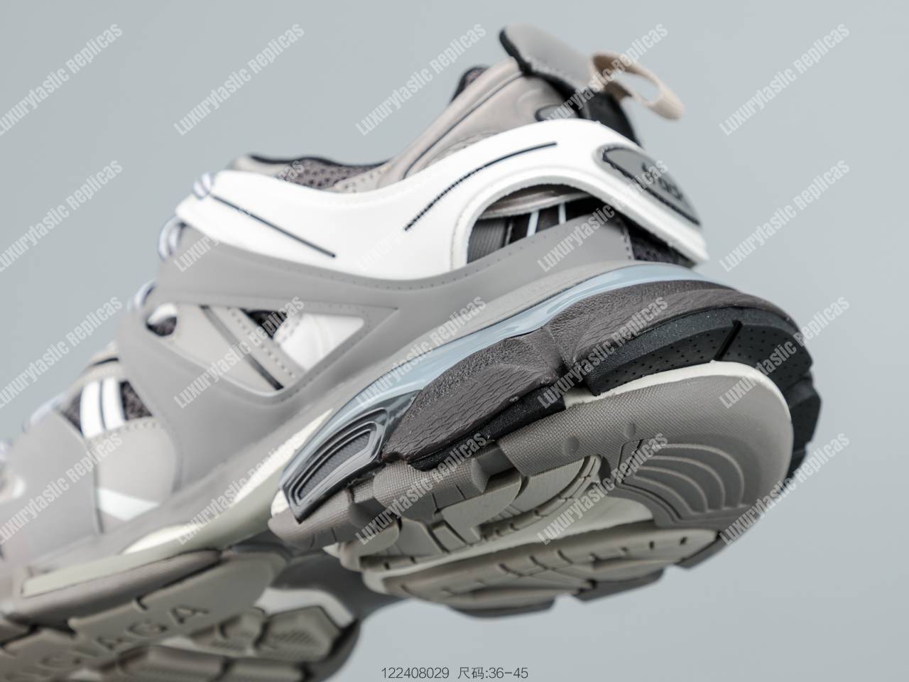 Ba*len*cia*ga track sneaker grey / white