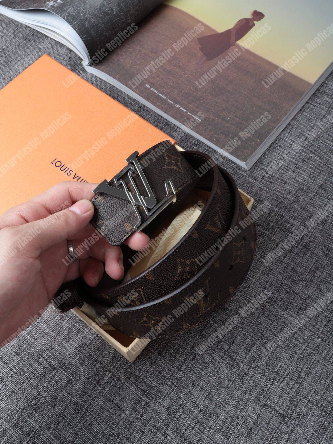 LV Line 40mm Reversible Monogram Belt