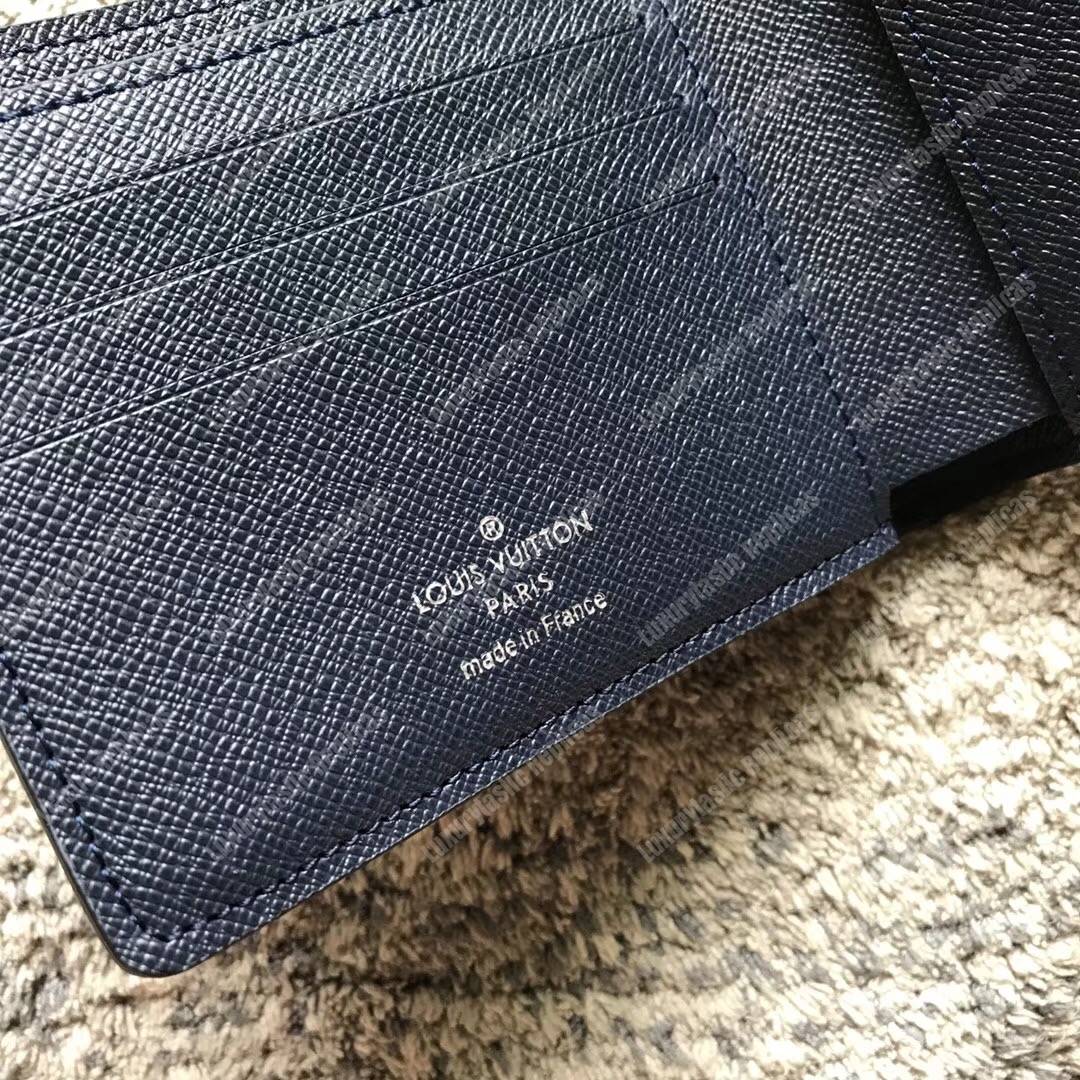 LV Multiple Wallet Epi Leather Noir Initial