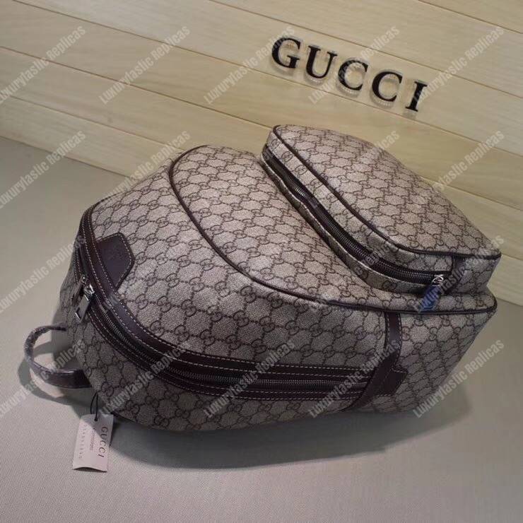 G*u*i gg sup*e backpack beige/ebony canvas