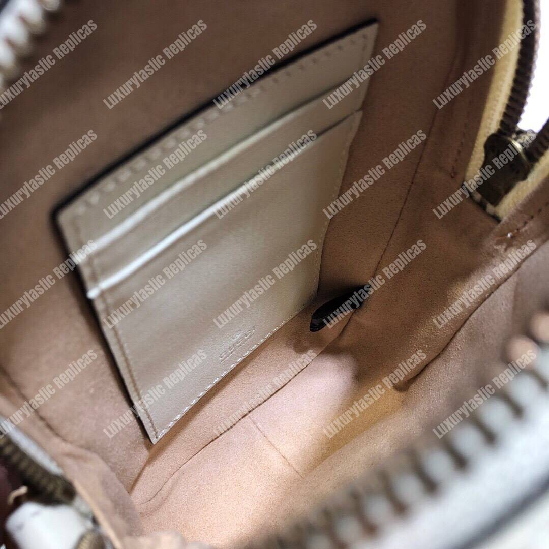 G*u*i gg marmont mini bag white