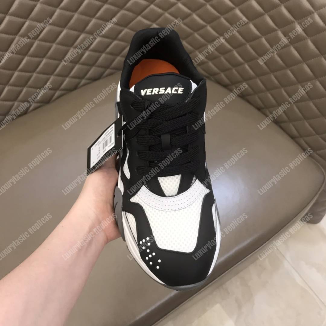 Versace Squalo Sneakers Black/White