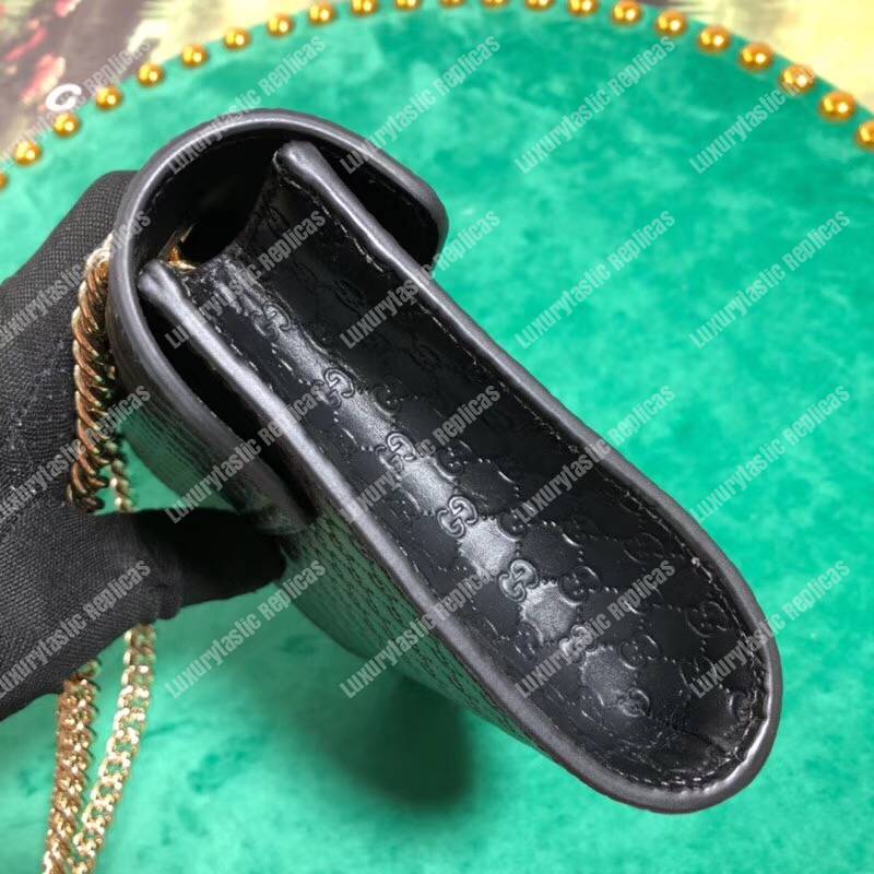 G*u*i emily mini micro G*u*issima bag black