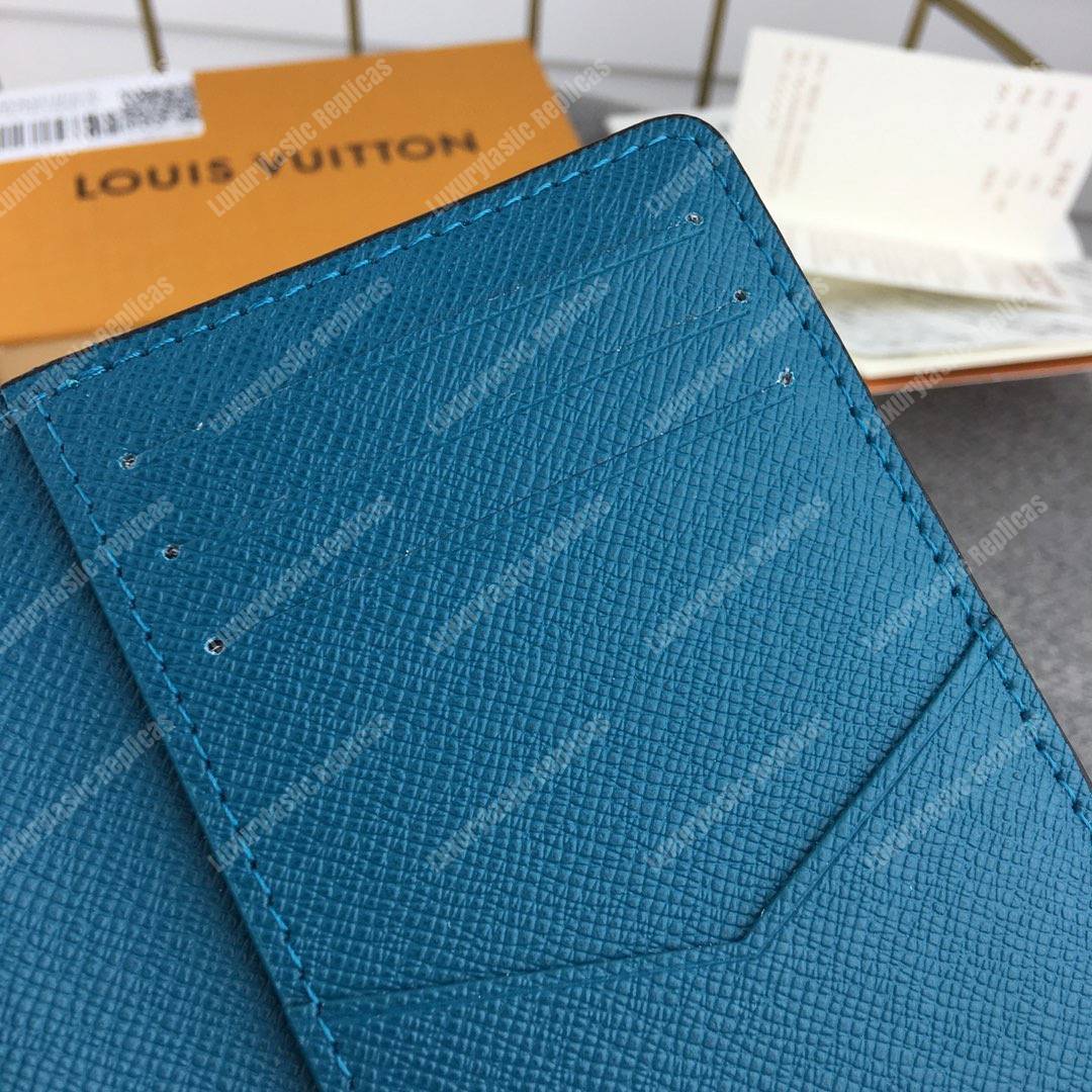 LV Pocket Organiser Taiga Monogram Vert