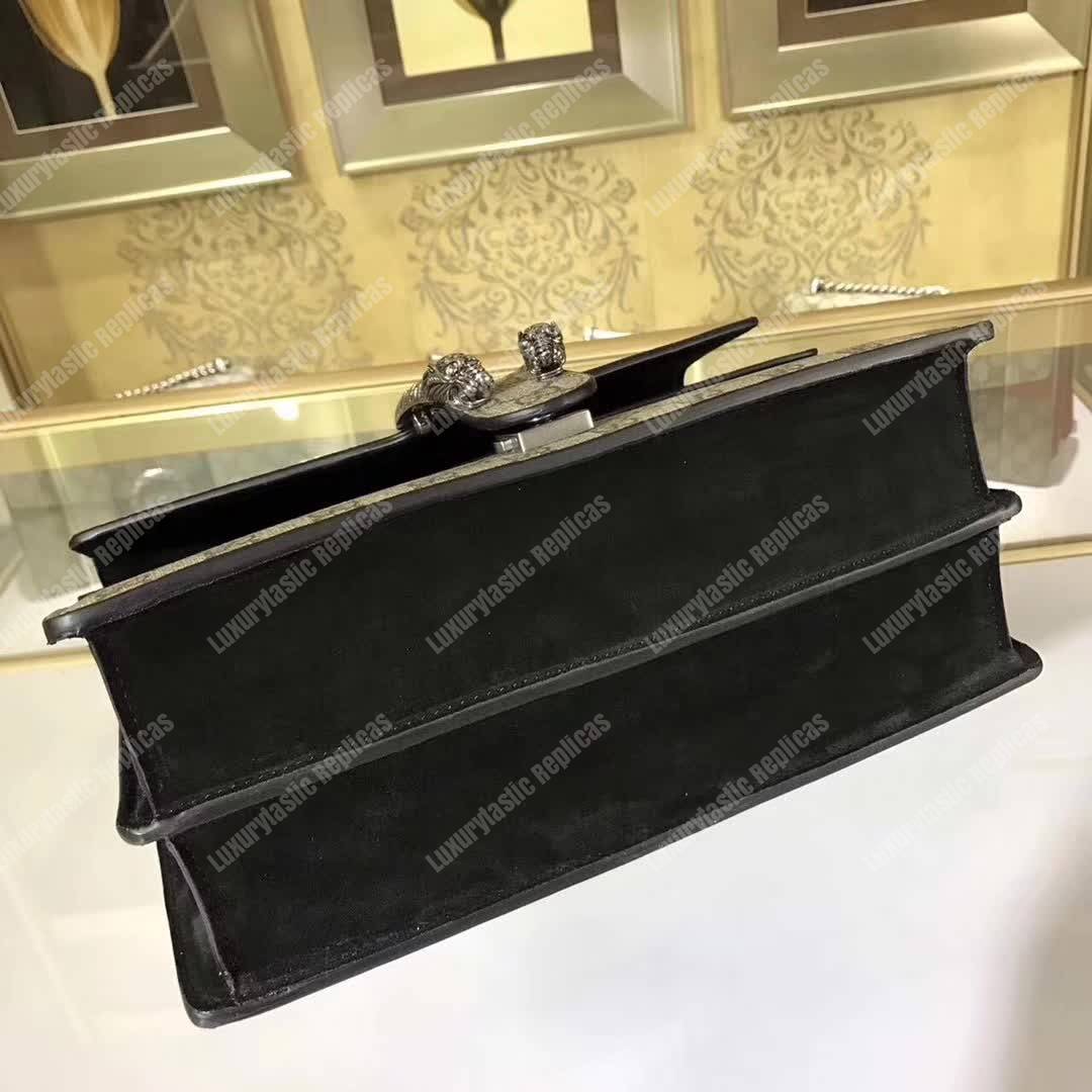 G*u*i dionysus gg sup*e shoulder bag beige black