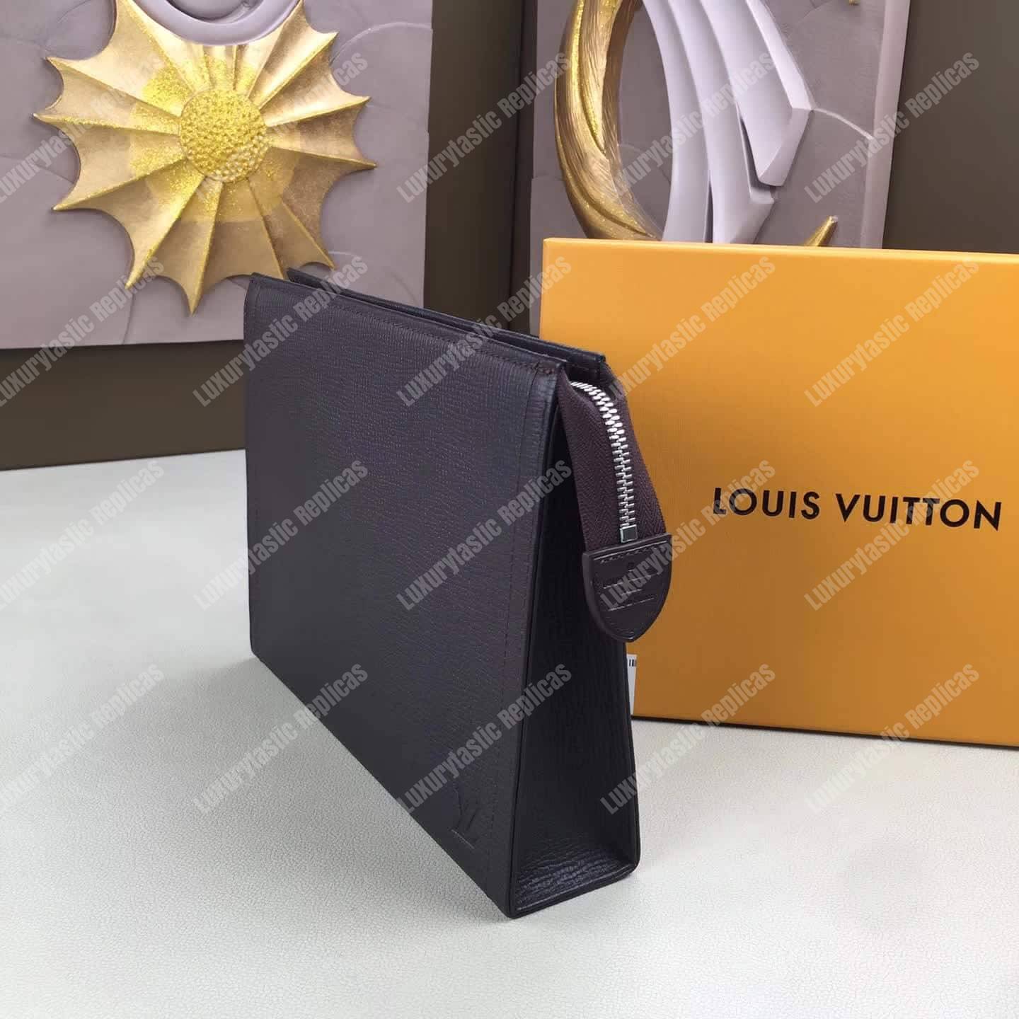 LV Toiletry Pouch Marron