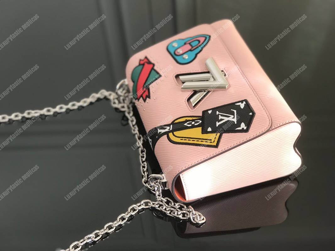 LV Twist MM Epi Leather Travel and Trunk-Making Heritage Pink