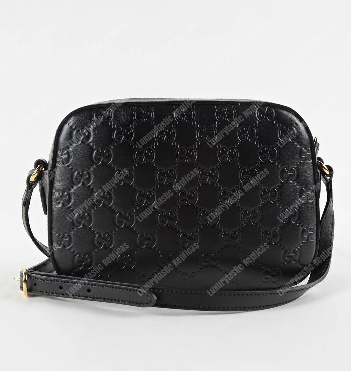 G*u*i signature linea bag black
