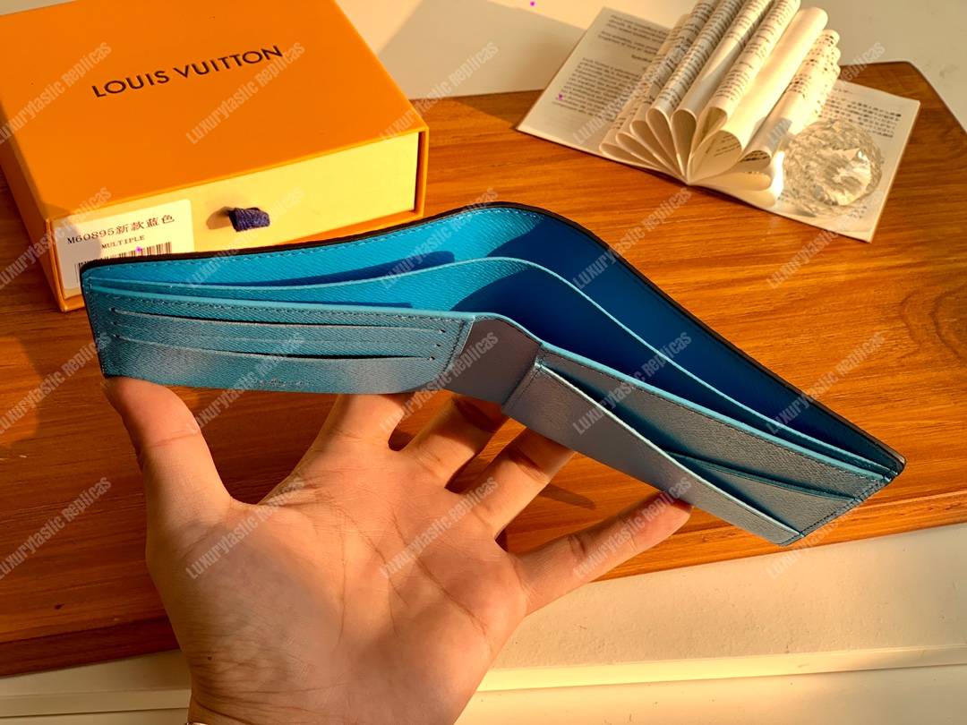 LV Multiple Wallet Blue