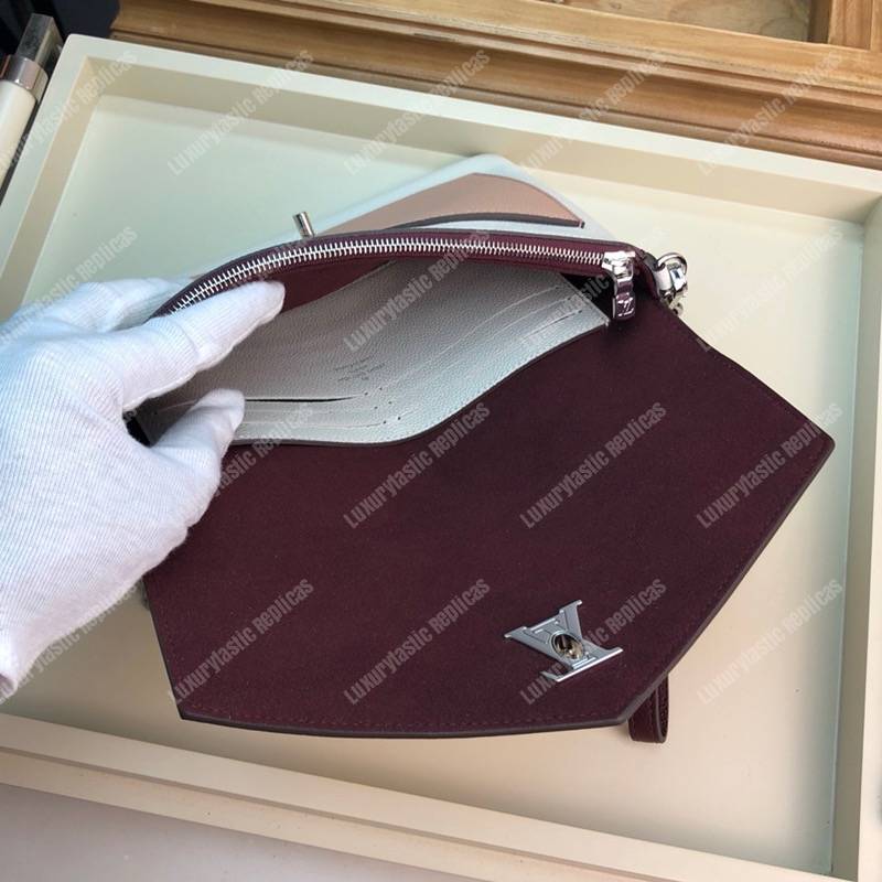 LV Pochette Mylockme Rose Soie Quartz Calla