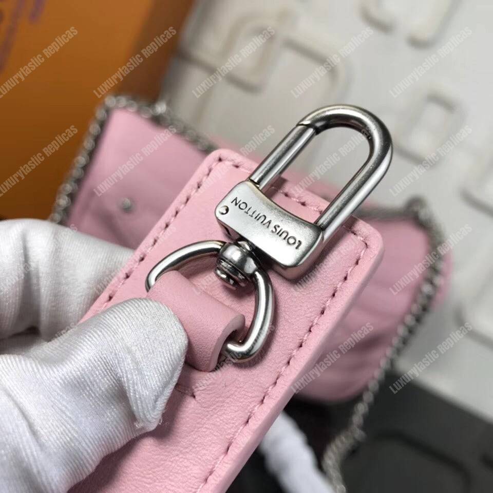 LV New Wave Chain Bag MM Pink