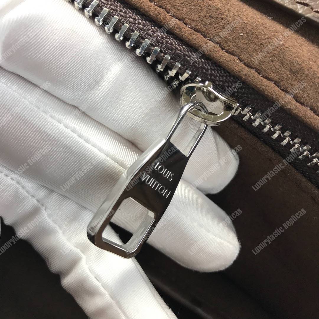 LV Christopher Backpack Autruche Brown