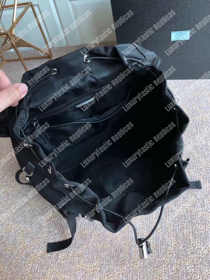 Pra*a technical fabric backpack black