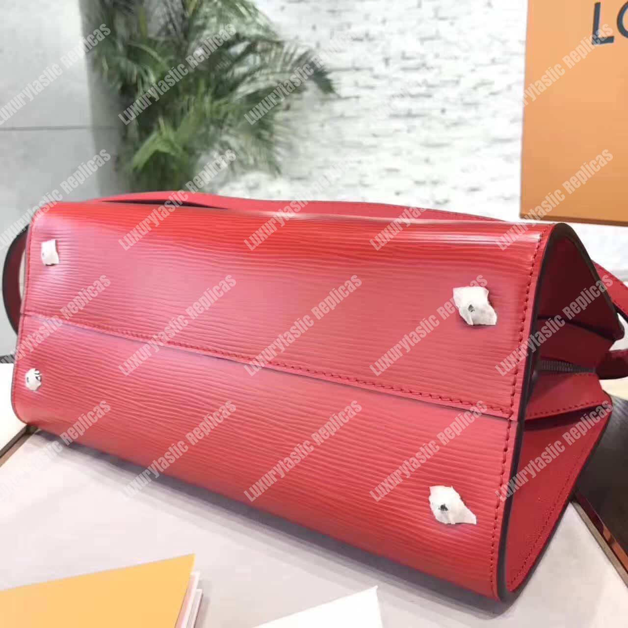 LV Epi Vaneau MM Bag Epi Leather Red