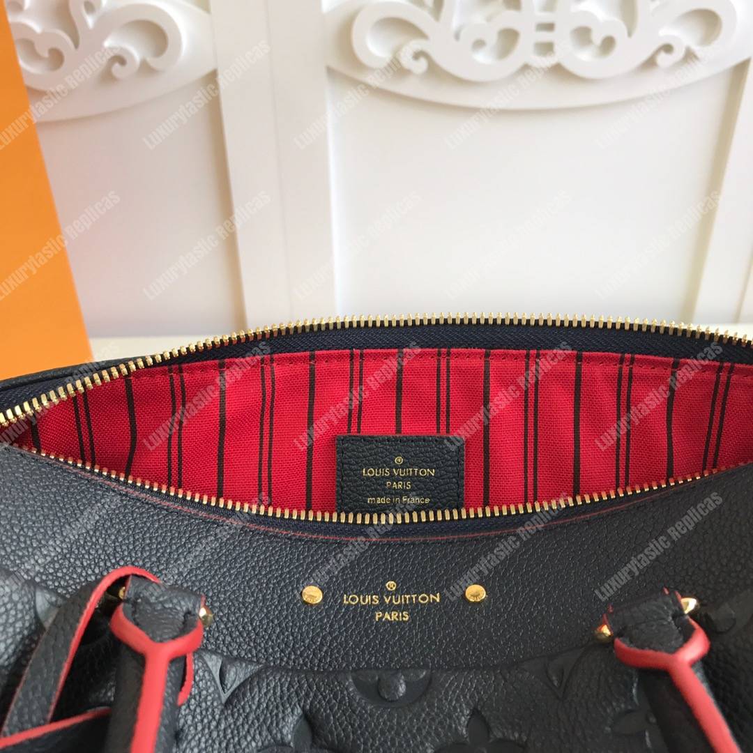 LV Speedy Bandouliere 30 Monogram Empreinte Leather Noir