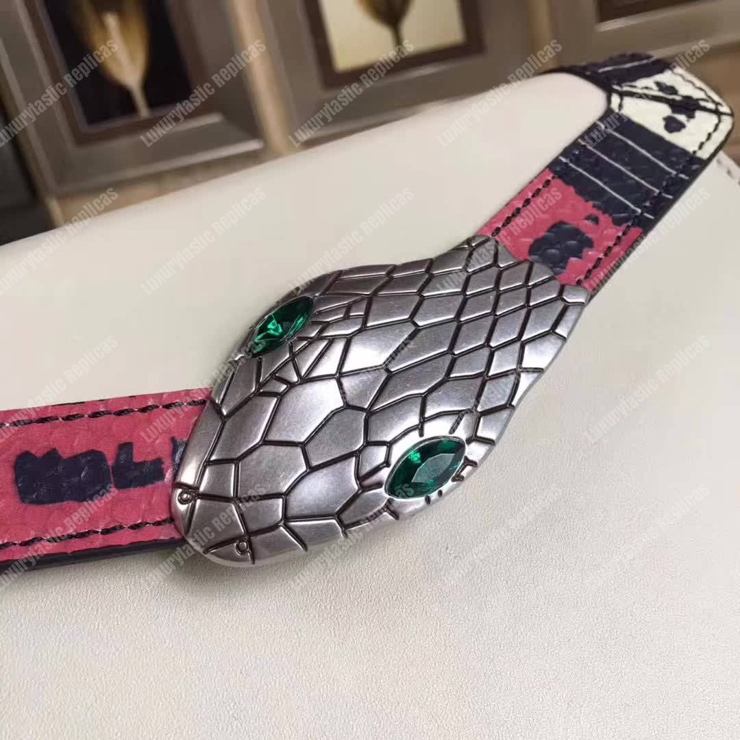 G*u*i lilith leather shoulder bag white