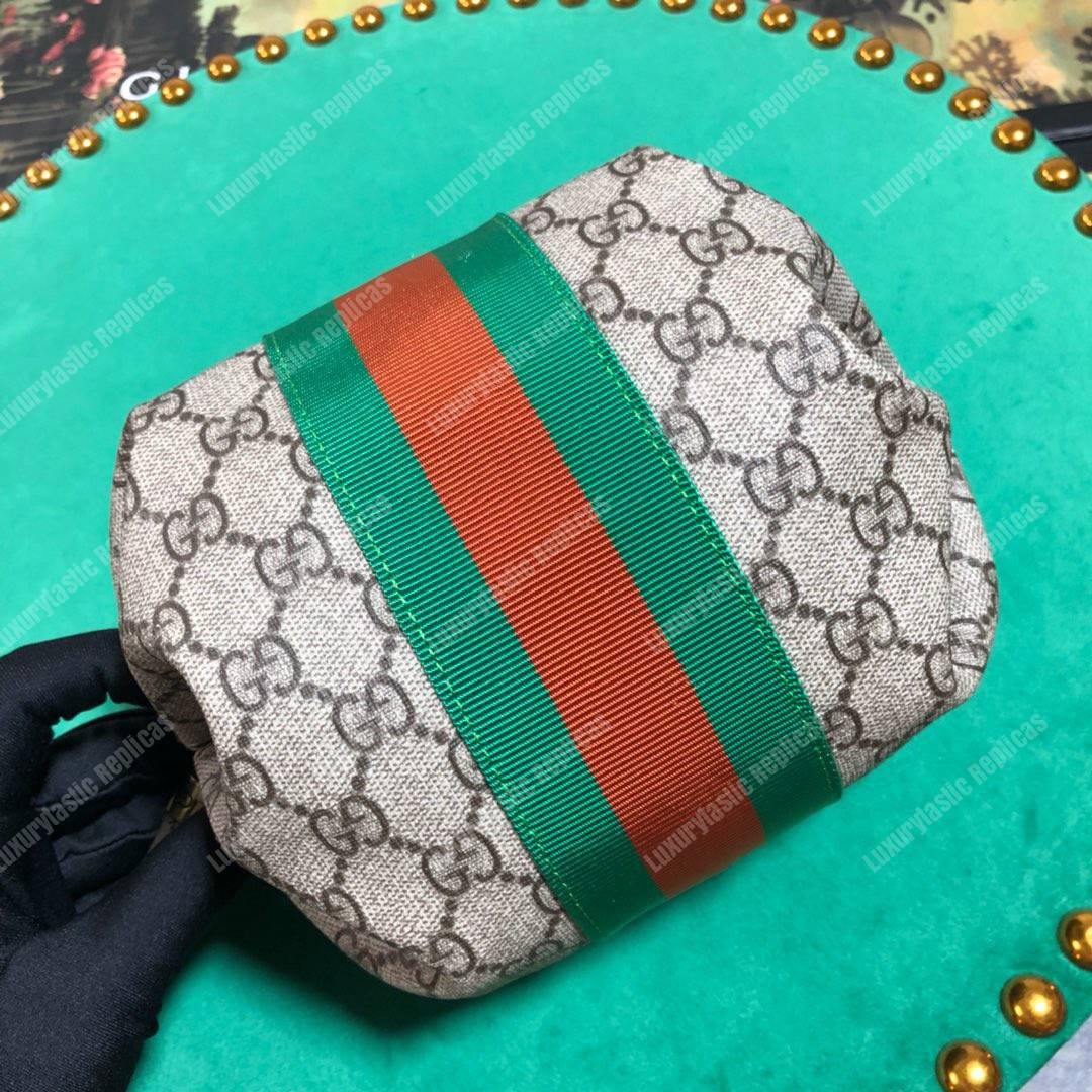 G*u*i mini gg bag with web and butterfly