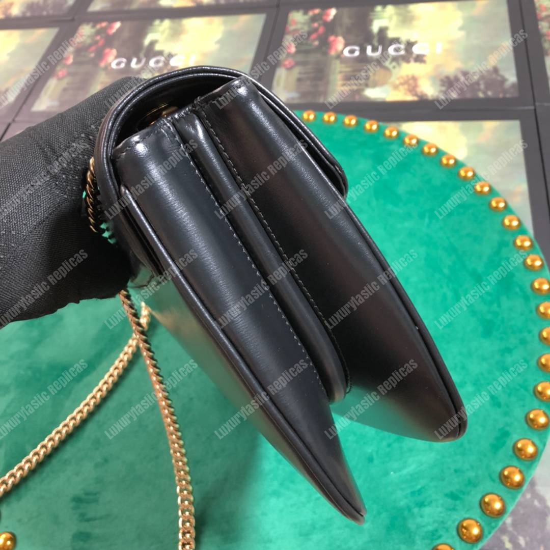 G*u*i rajah medium shoulder bag black