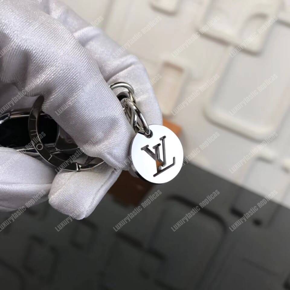 LV Dragonne Bag Charm & Key Holder Monogram Eclipse