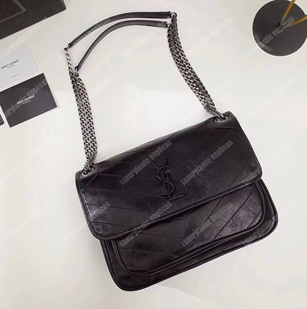 Saint Laurent Niki Medium Black Vintage