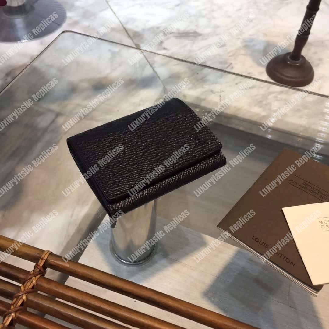 LV Enveloppe Carte De Visite Noir