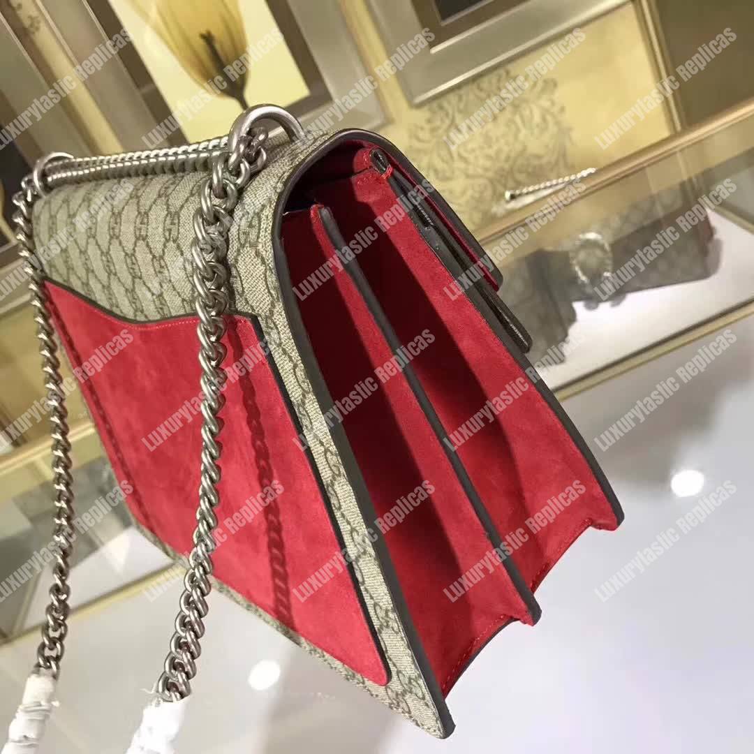 G*u*i dionysus gg sup*e shoulder bag beige red